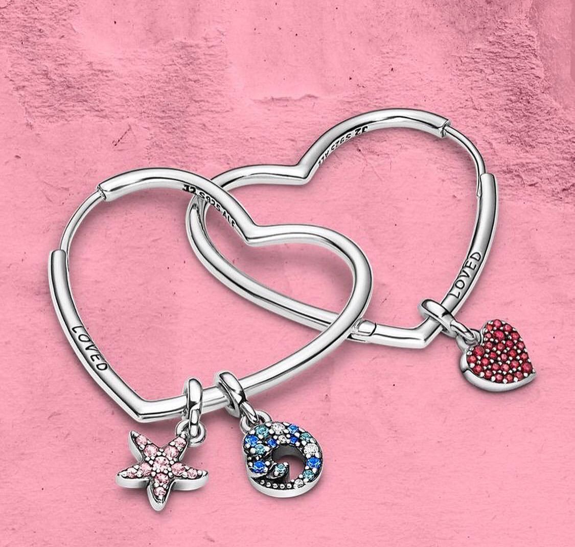 Pendientes de Aro Corazón Asimétricos1